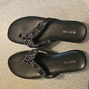 Kenneth cole black sandals sz 10